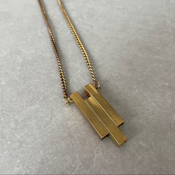 Cities In Dust Jewelry - Cities In Dust Brass Throne Necklace